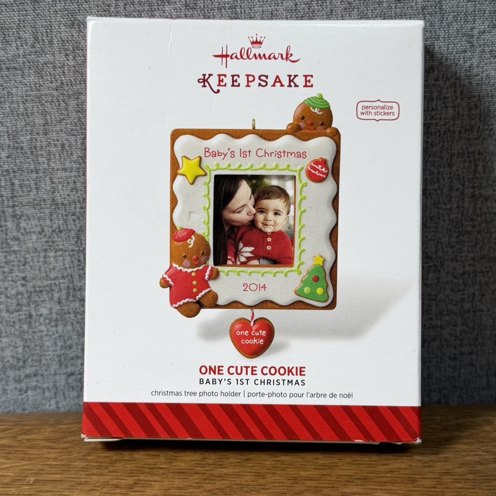 Hallmark Keepsake 2014 One Cute Cookie Ginger Bread Cookie Frame Ornament